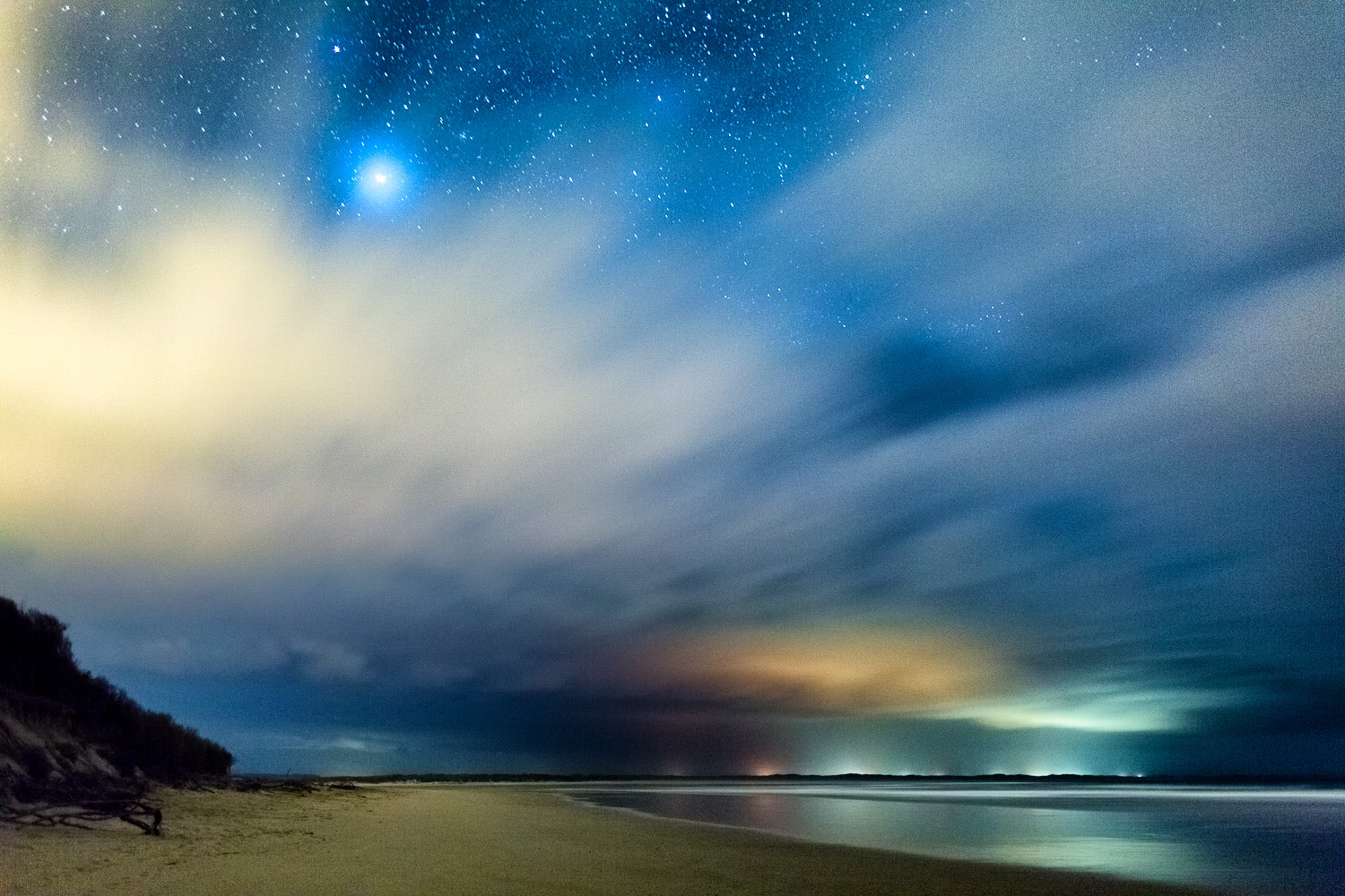 Inverloch surf beach night sky stars