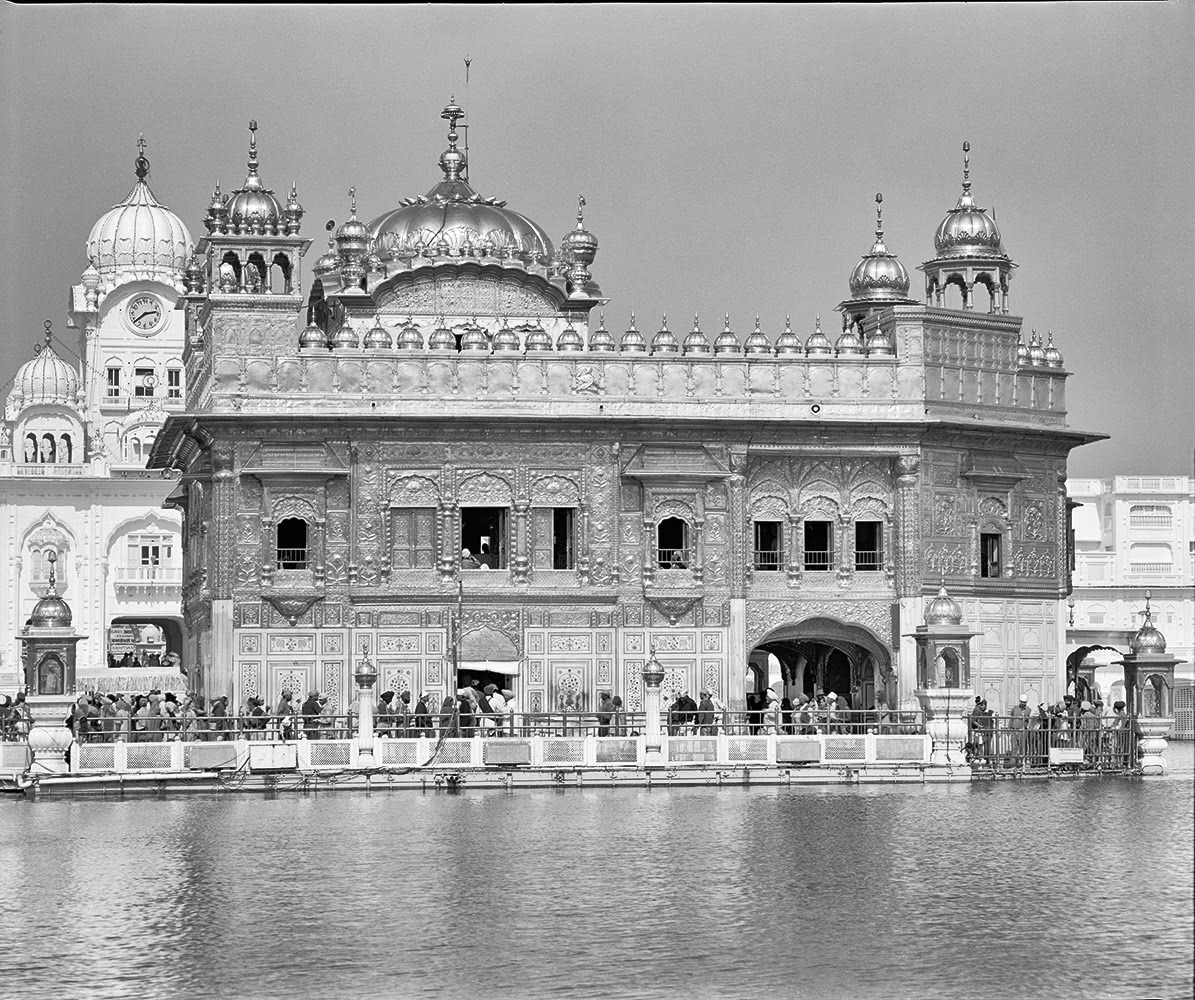 B&W Darbar Sahib Golden Temple Amritsar
