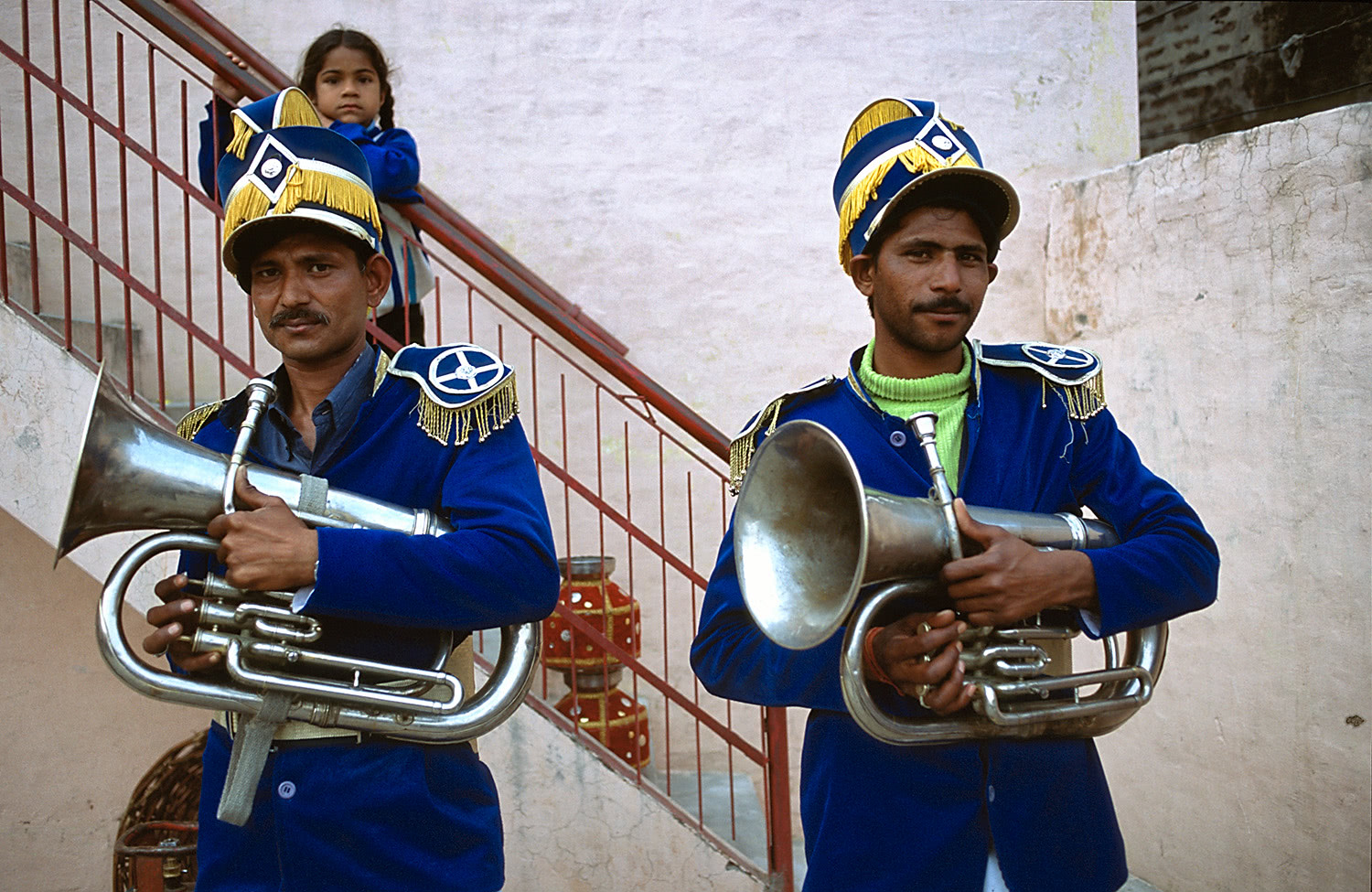 Wedding trumpeters in Punjab