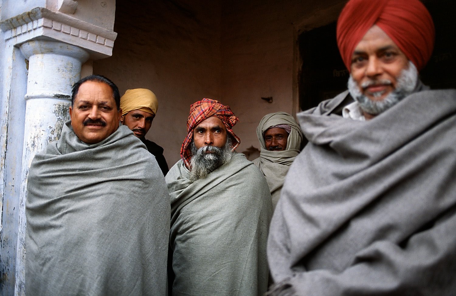 Group of villagers in Punjab