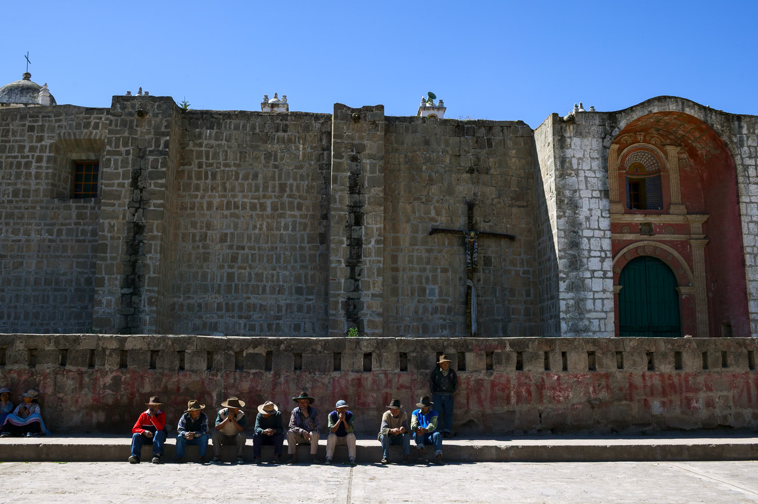 Church-goers Cochabamba Peru