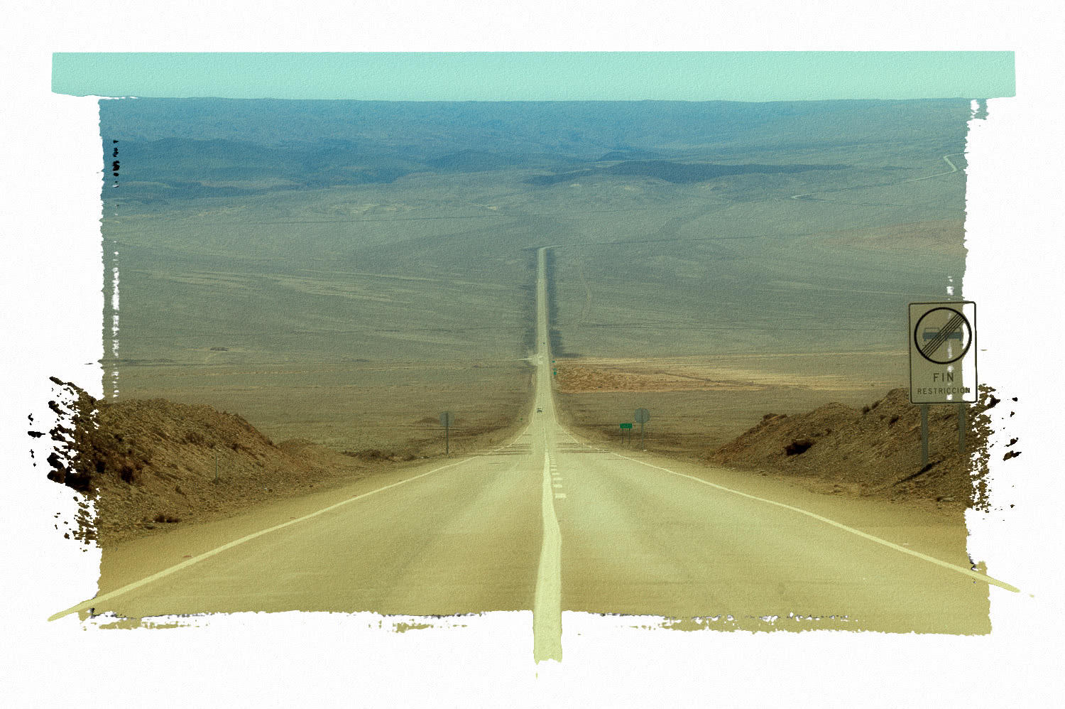 Highway San Pedro de Atacama Chile
