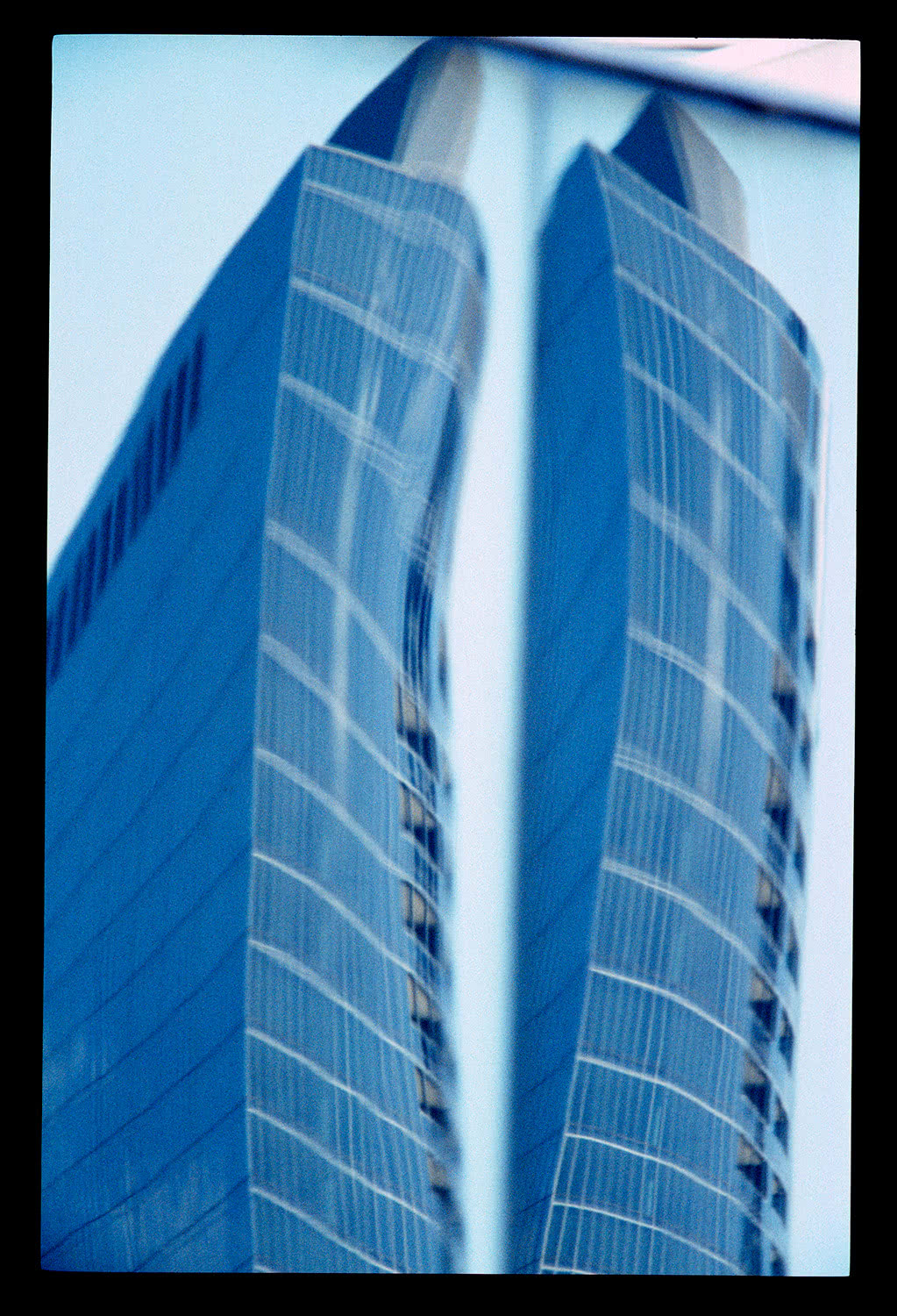 Melbourne city building reflections